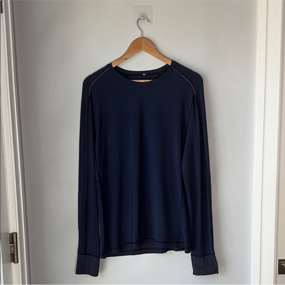 lululemon athletica Other - Lululemon Mens Blue Long Sleeve Shirt